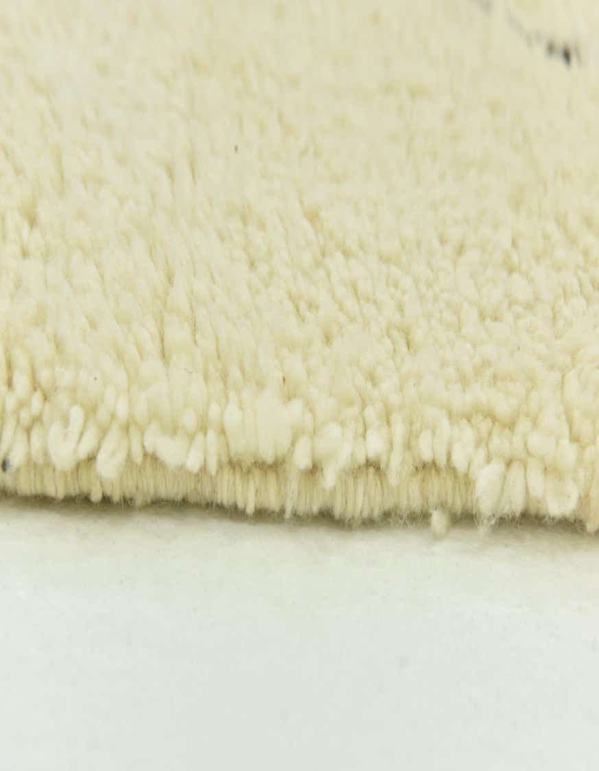 Detail image of  6' 10 x 10' 6  Hand Knotted Moroccan Wool Rug