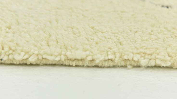 Detail image of 6' 10 x 10' 6 Hand Knotted Moroccan Wool Rug