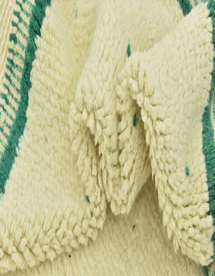 Detail image of 5' 2 x 8'  Hand Knotted Moroccan Wool Rug