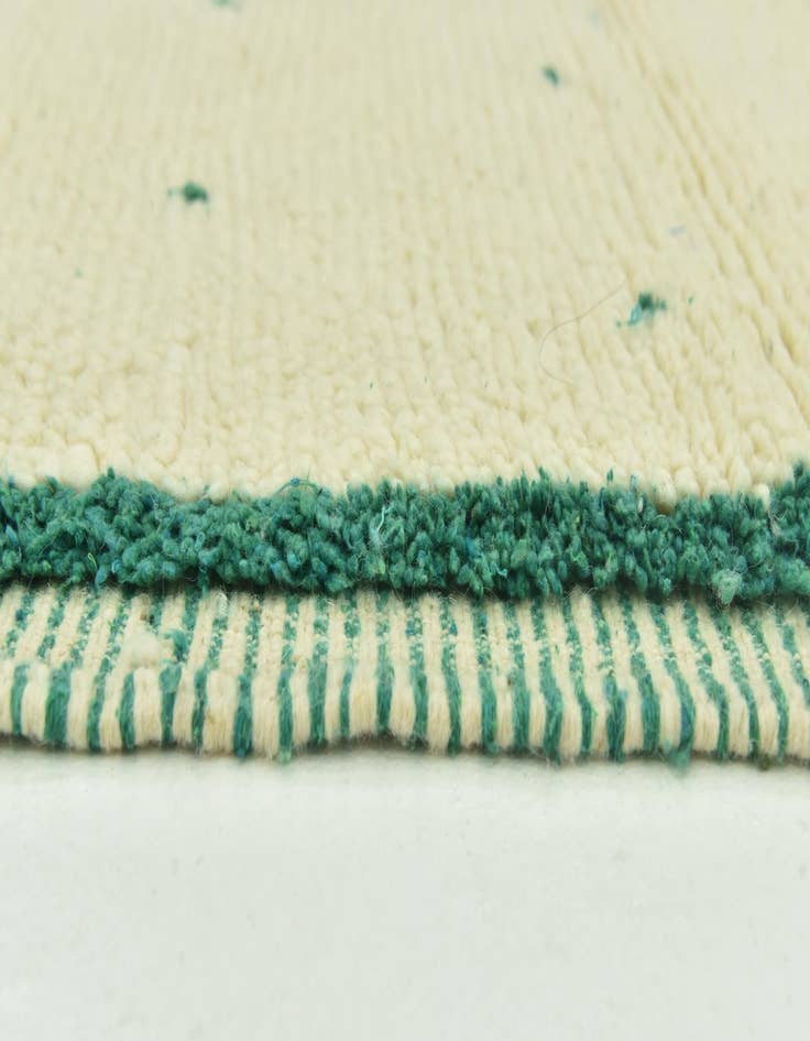 Detail image of 5' 2 x 8'  Hand Knotted Moroccan Wool Rug