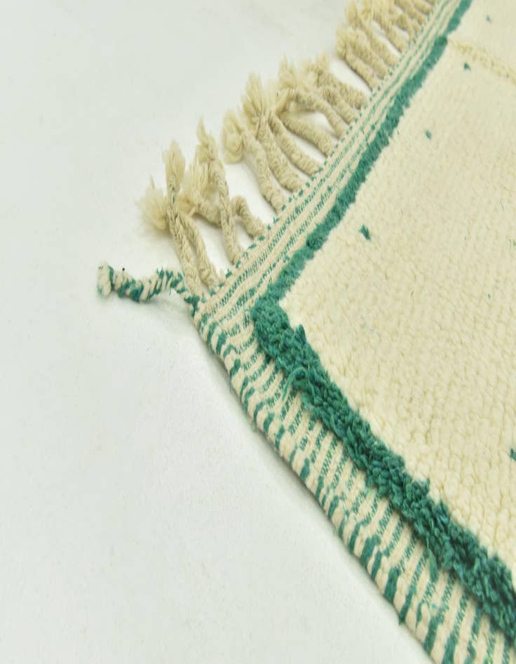 Detail image of 5' 2 x 8'  Hand Knotted Moroccan Wool Rug