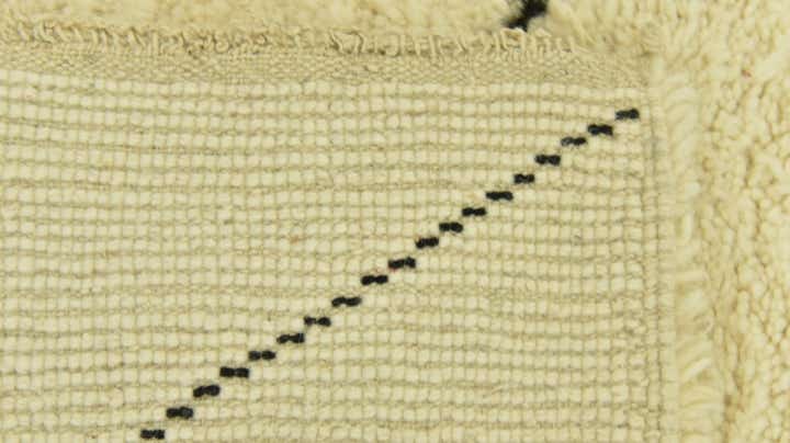 7' x 9' 9 Hand Knotted Moroccan Wool Rug