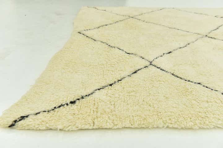 6' 10 x 10' 6 Hand Knotted Moroccan Wool Rug