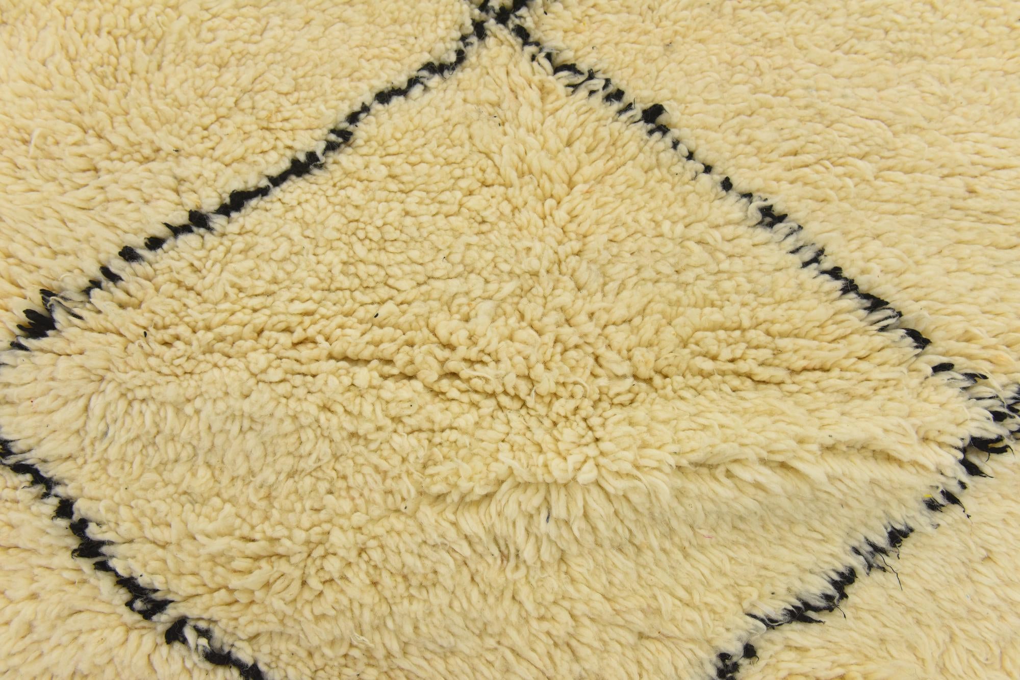 5' x 8' 3 Hand Knotted Moroccan Wool Rug