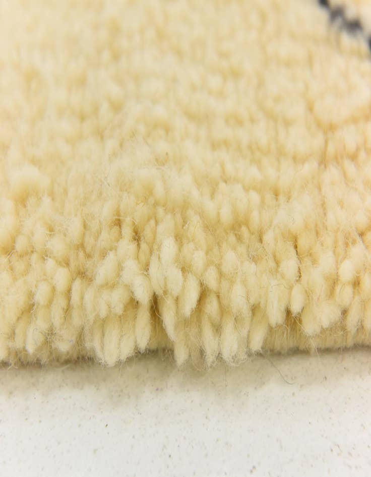 Detail image of 5' 11 x 7' 7  Hand Knotted Moroccan Wool Rug