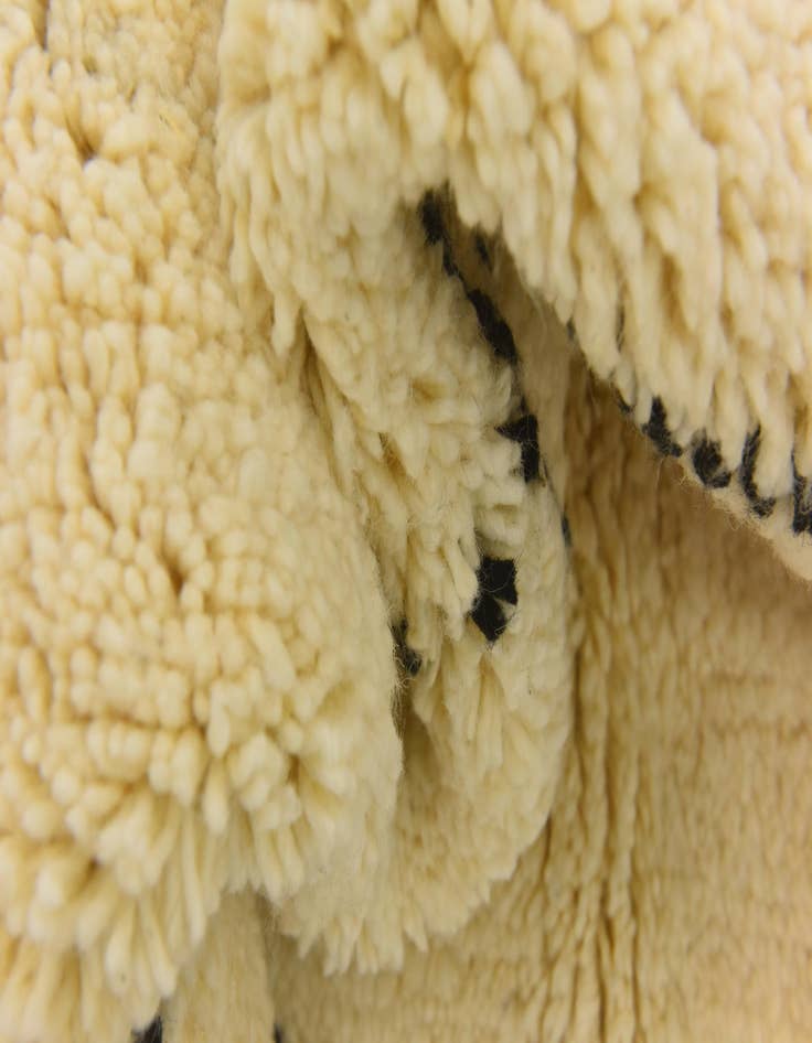 Detail image of 5' 11 x 7' 7  Hand Knotted Moroccan Wool Rug