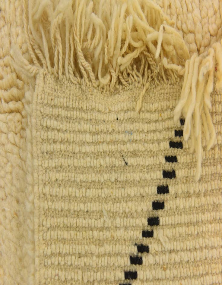 Detail image of 7' 1 x 9' 2  Hand Knotted Moroccan Wool Rug