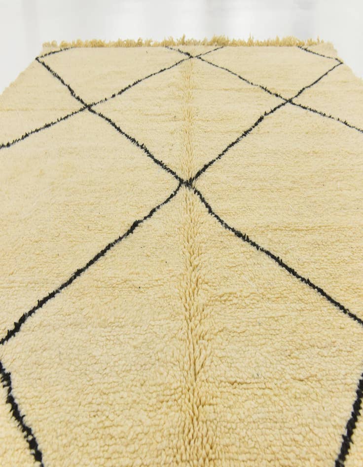 Detail image of 7' 1 x 9' 2  Hand Knotted Moroccan Wool Rug