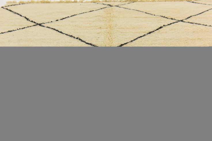 Detail image of 7' 1 x 9' 2 Hand Knotted Moroccan Wool Rug