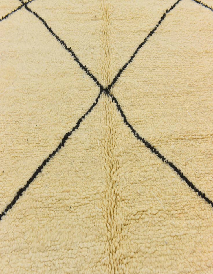 Detail image of 7' 1 x 9' 2  Hand Knotted Moroccan Wool Rug
