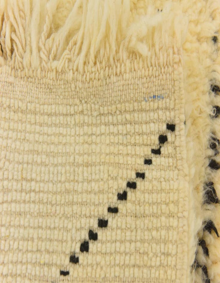 Detail image of 7' 1 x 9' 9  Hand Knotted Moroccan Wool Rug