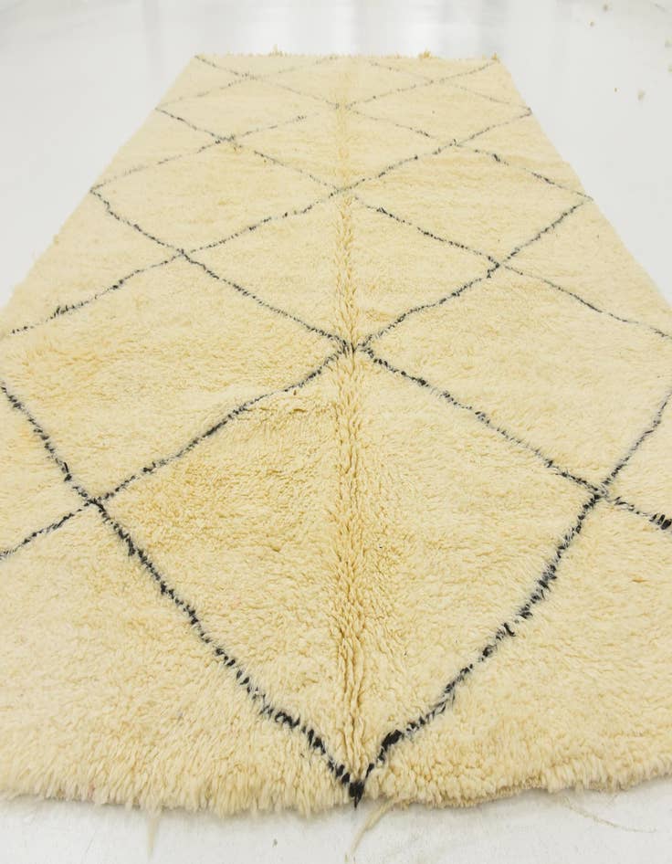 Detail image of 7' 1 x 9' 9  Hand Knotted Moroccan Wool Rug