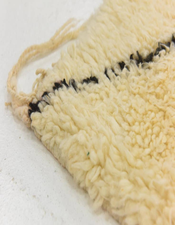 Detail image of 7' 1 x 9' 9  Hand Knotted Moroccan Wool Rug