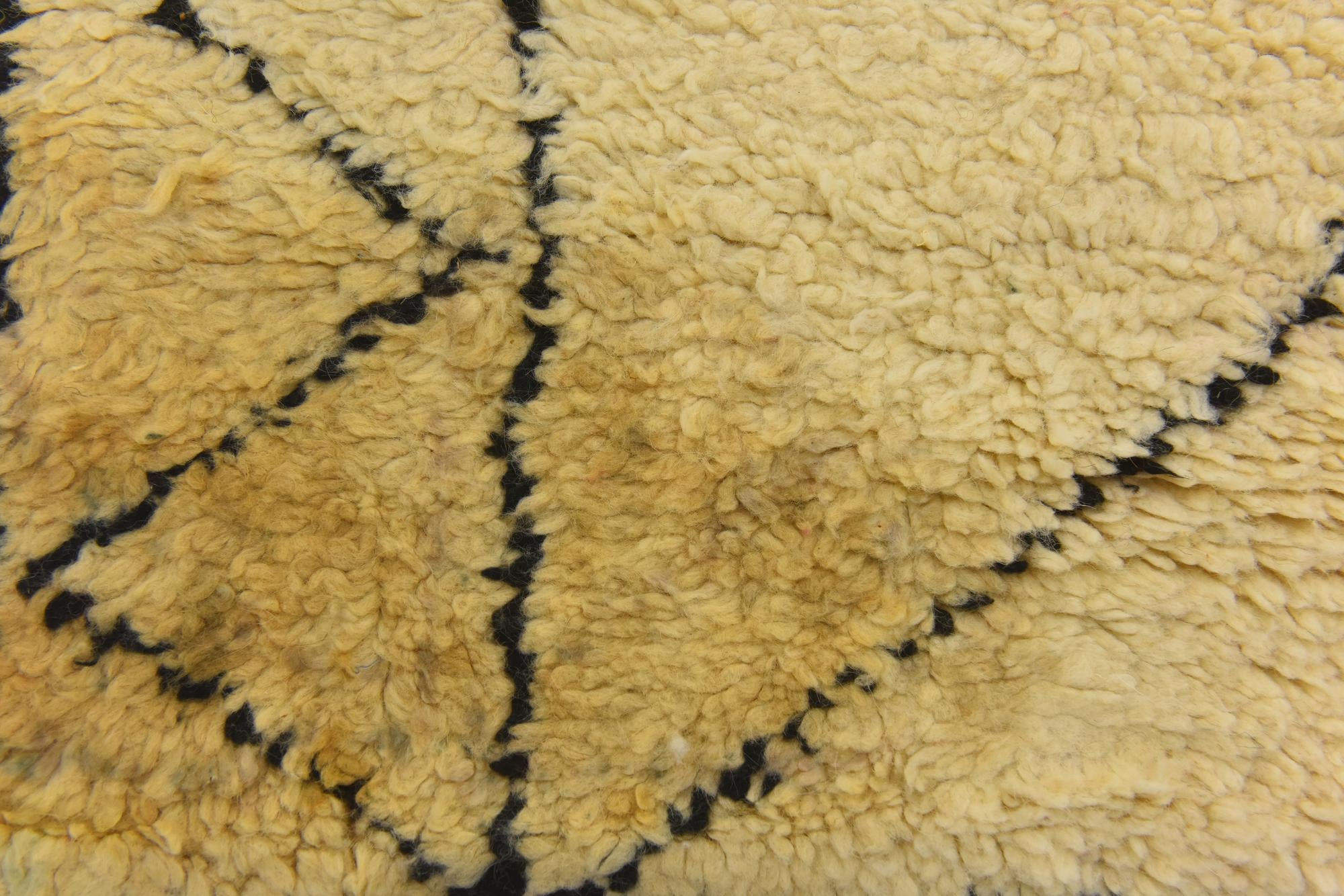 6' 7 x 10' 2 Hand Knotted Moroccan Wool Rug