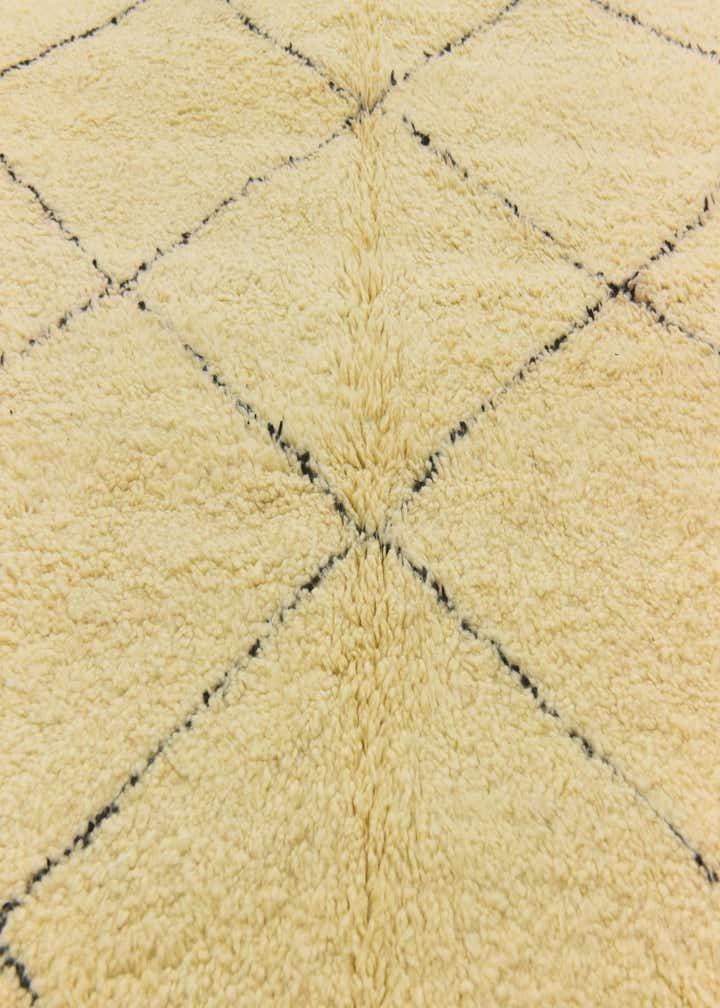 6' 7 x 10' 2 Hand Knotted Moroccan Wool Rug