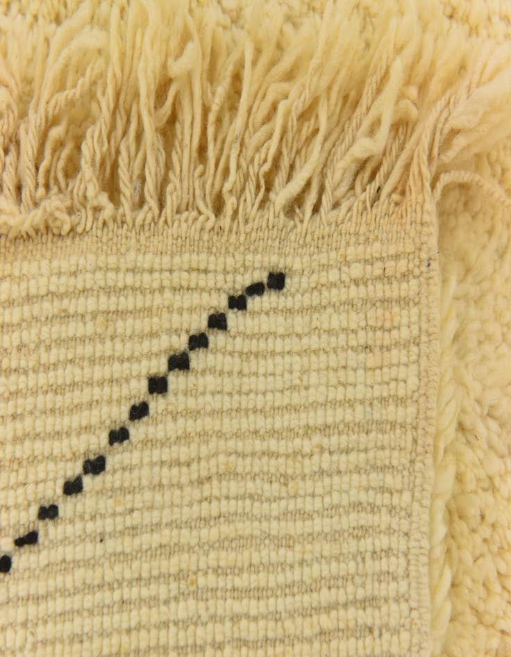 Detail image of 6' 8 x 10' 3  Hand Knotted Moroccan Wool Rug