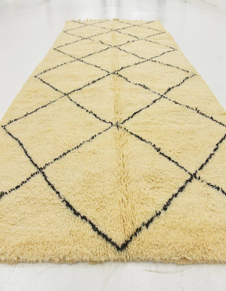 Detail image of 6' 8 x 10' 3  Hand Knotted Moroccan Wool Rug