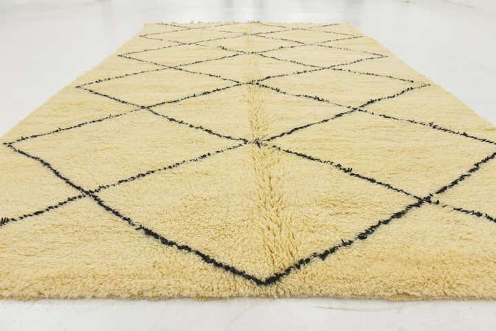 205cm x 310cm Handgeknüpft Marokkanisch Wolle Teppich