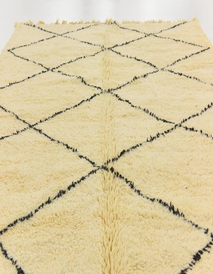 Detail image of 6' 8 x 10' 3  Hand Knotted Moroccan Wool Rug