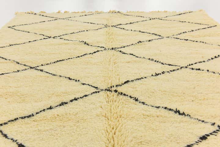 205cm x 310cm Handgeknüpft Marokkanisch Wolle Teppich