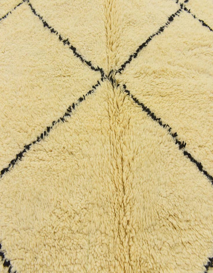Detail image of 6' 8 x 10' 3  Hand Knotted Moroccan Wool Rug