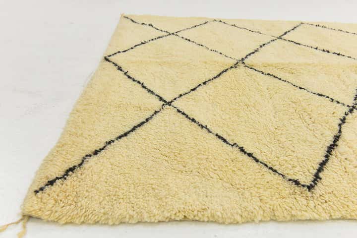 205cm x 310cm Handgeknüpft Marokkanisch Wolle Teppich