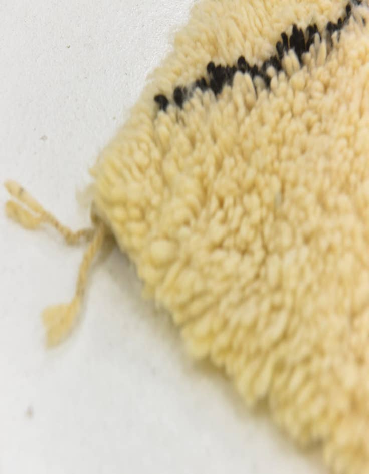 Detail image of 6' 8 x 10' 3  Hand Knotted Moroccan Wool Rug