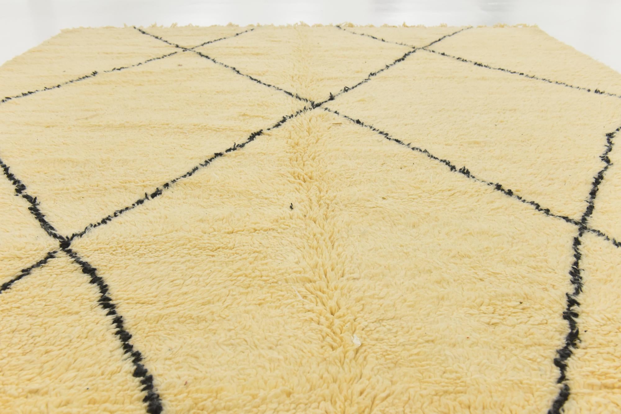 8' 3 x 11' 6 Hand Knotted Moroccan Wool Rug