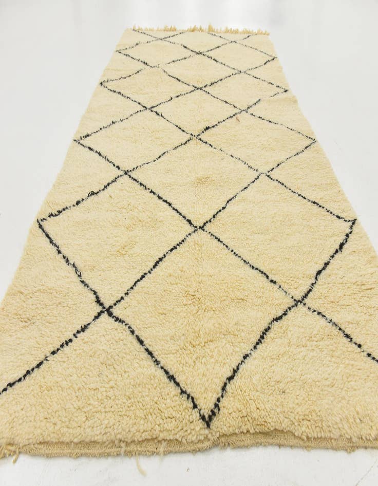 Detail image of 5' 2 x 8' 6  Hand Knotted Moroccan Wool Rug