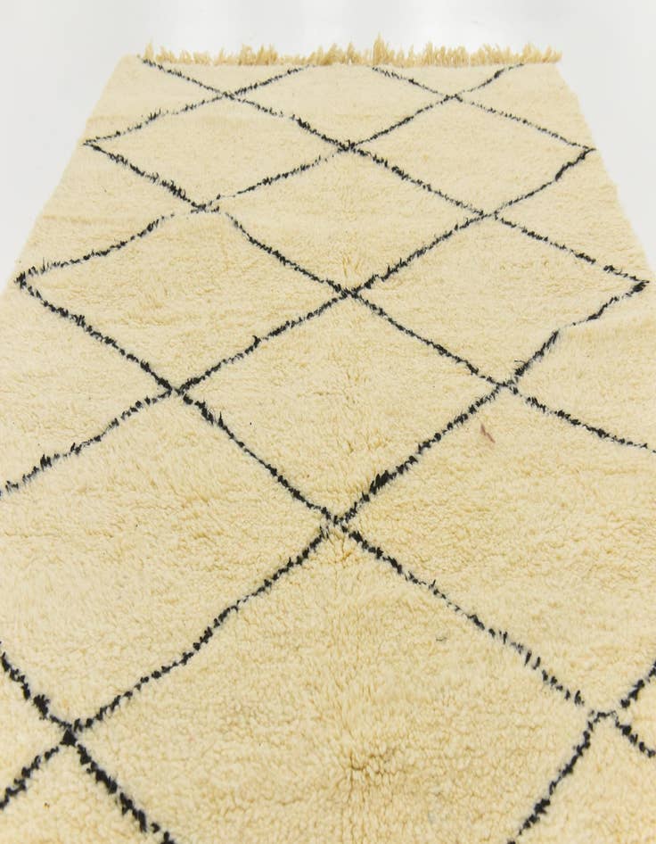 Detail image of 5' 2 x 8' 6  Hand Knotted Moroccan Wool Rug