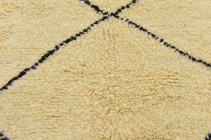 5' 2 x 8' 6 Hand Knotted Moroccan Wool Rug