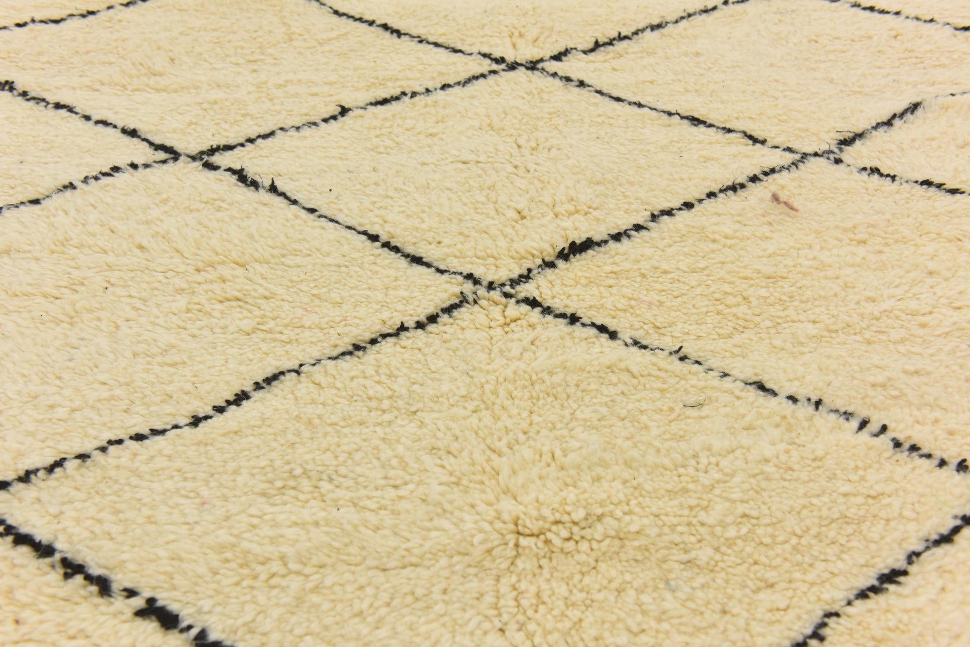 5' 2 x 8' 6 Hand Knotted Moroccan Wool Rug