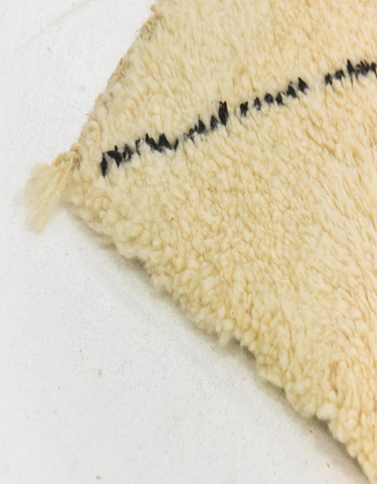 Detail image of 5' 2 x 8' 6  Hand Knotted Moroccan Wool Rug