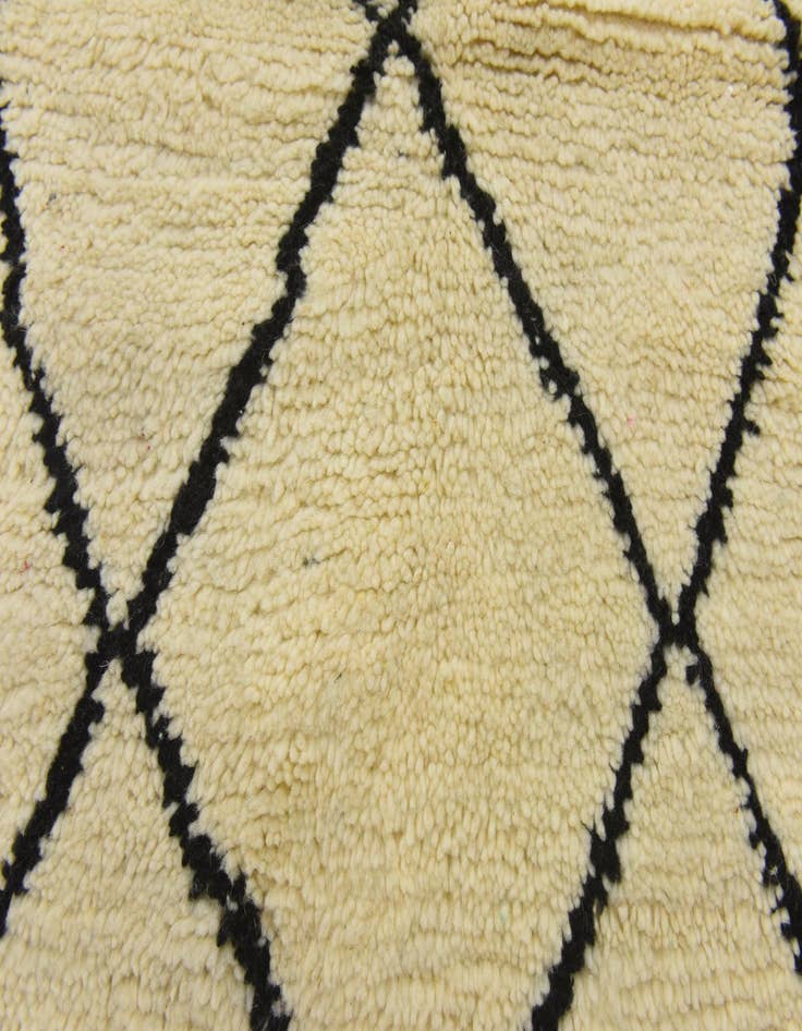 Detail image of 4' 11 x 8' 4  Hand Knotted Moroccan Wool Rug