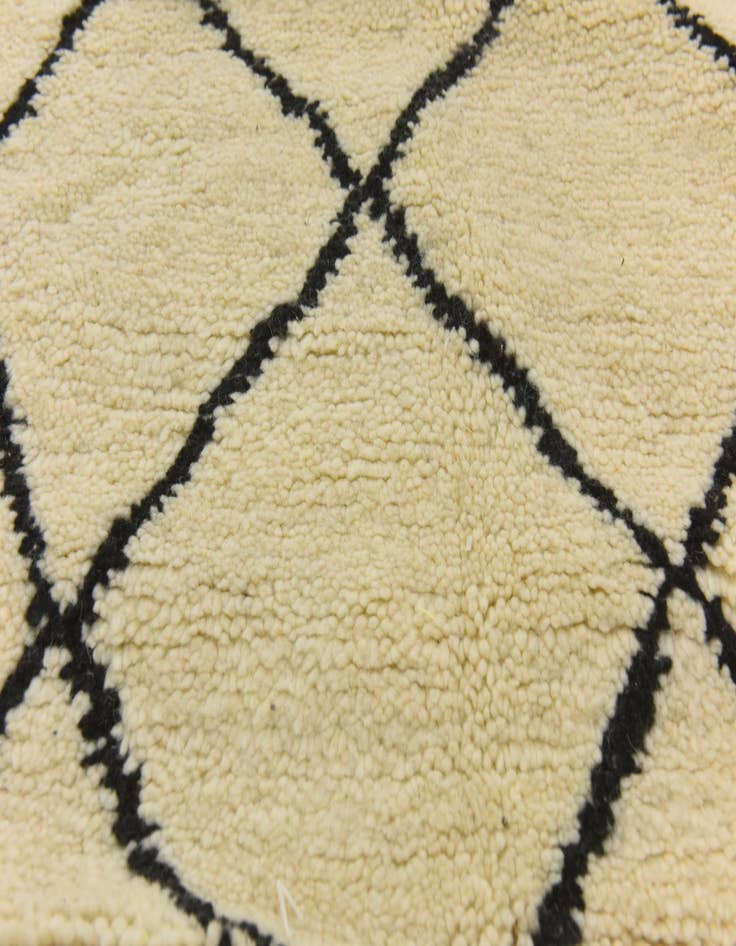 Detail image of 4' 11 x 8' 4  Hand Knotted Moroccan Wool Rug