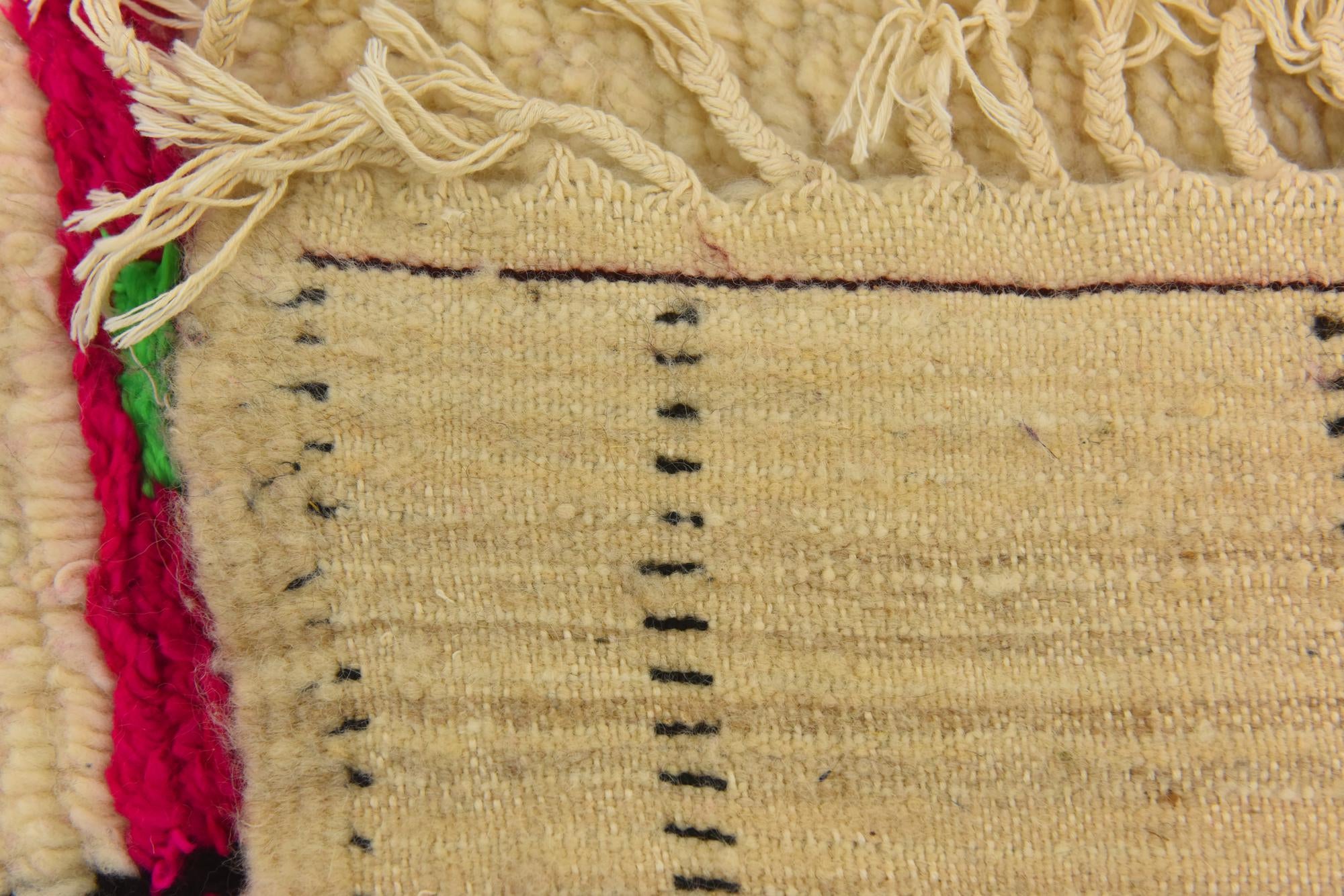 6' 6 x 9' 7 Hand Knotted Moroccan Wool Rug