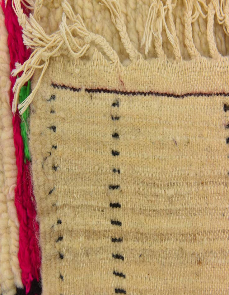 Detail image of 6' 6 x 9' 7  Hand Knotted Moroccan Wool Rug