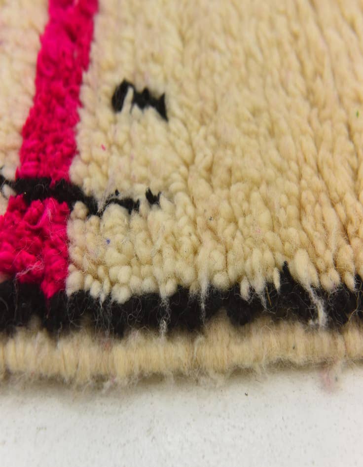 Detail image of 6' 6 x 9' 7  Hand Knotted Moroccan Wool Rug