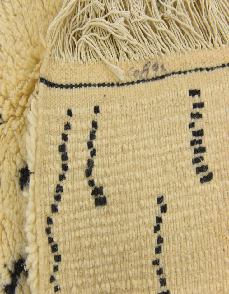 Detail image of 6' 3 x 9' 8  Hand Knotted Moroccan Wool Rug