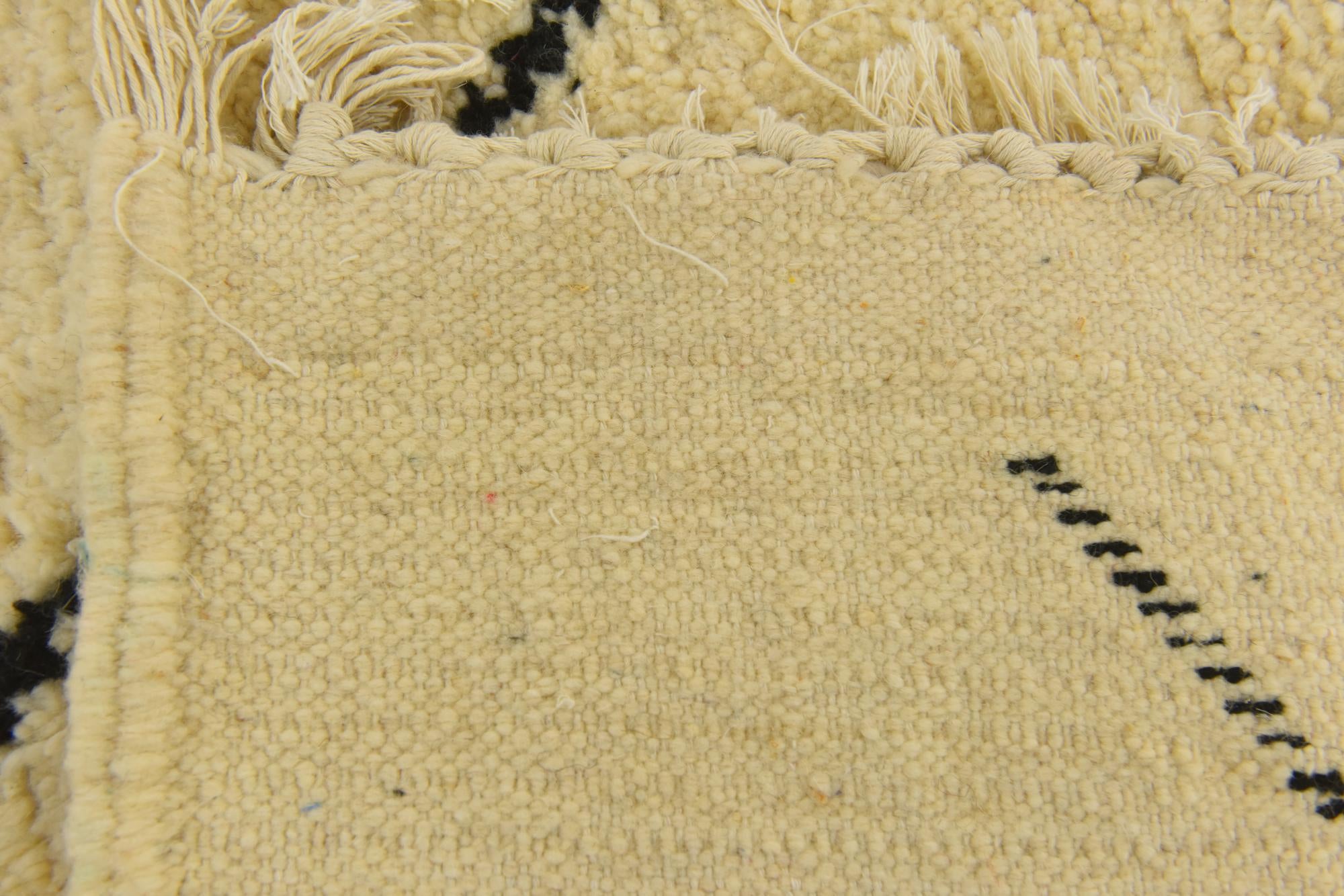 6' 5 x 9' 5 Hand Knotted Moroccan Wool Rug