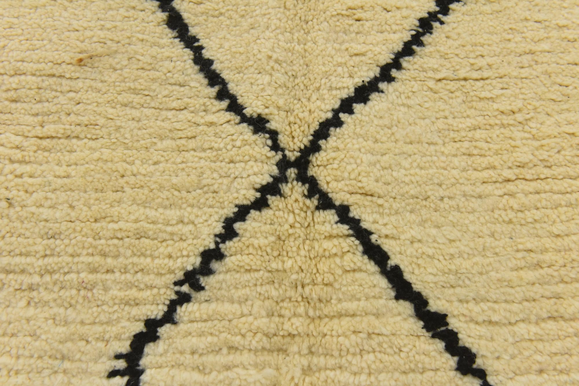 6' 5 x 9' 5 Hand Knotted Moroccan Wool Rug