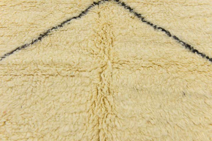 6' 7 x 9' 7 Hand Knotted Moroccan Wool Rug