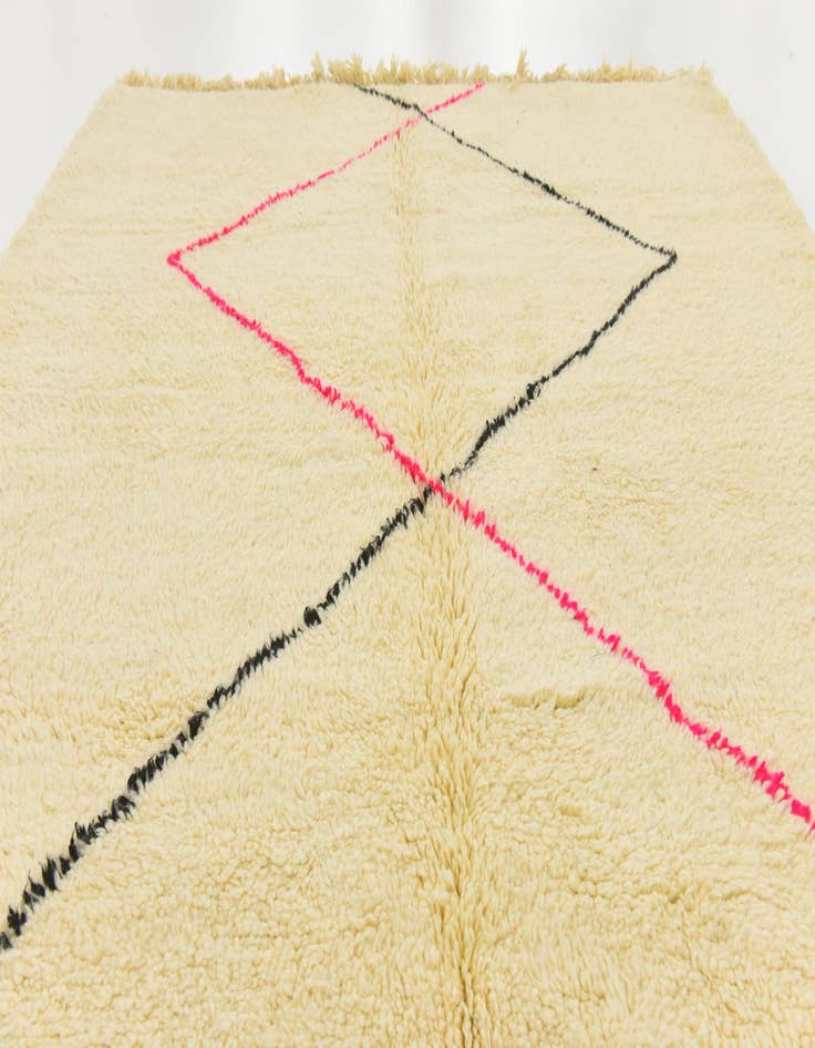 Detail image of 7' 2 x 9'  Hand Knotted Moroccan Wool Rug