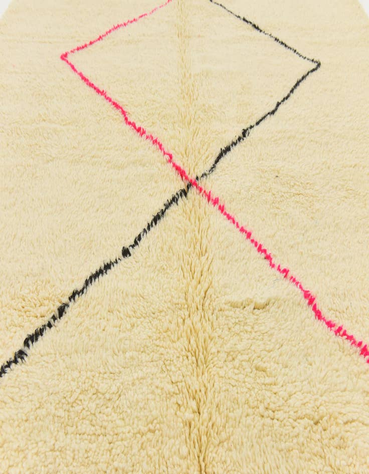 Detail image of 7' 2 x 9'  Hand Knotted Moroccan Wool Rug