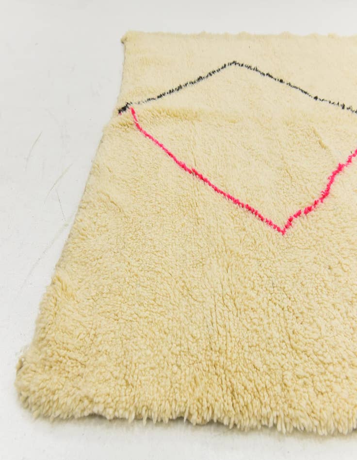 Detail image of 7' 2 x 9'  Hand Knotted Moroccan Wool Rug