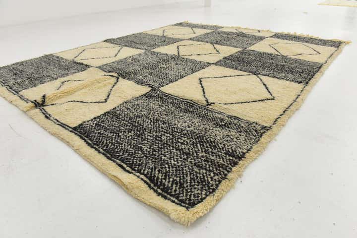 225cm x 295cm anudado a mano marroquí Alfombra Lana