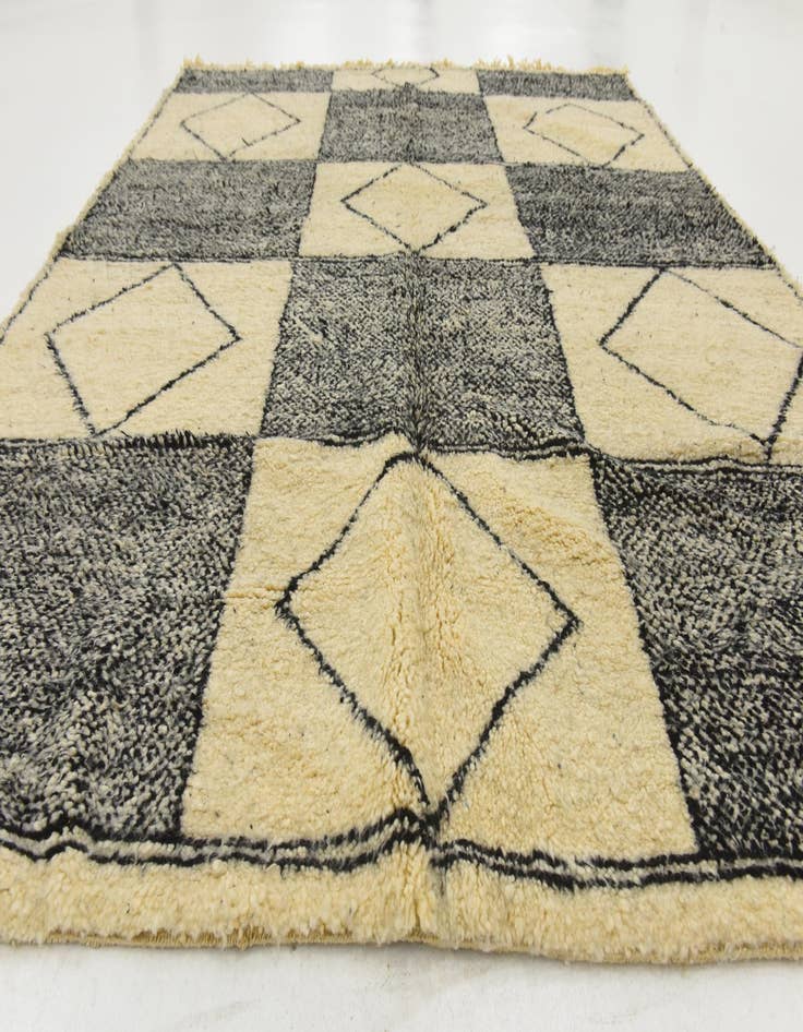 Detail image of 7' 5 x 9' 9  Hand Knotted Moroccan Wool Rug
