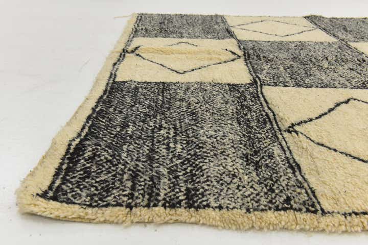 225cm x 295cm anudado a mano marroquí Alfombra Lana