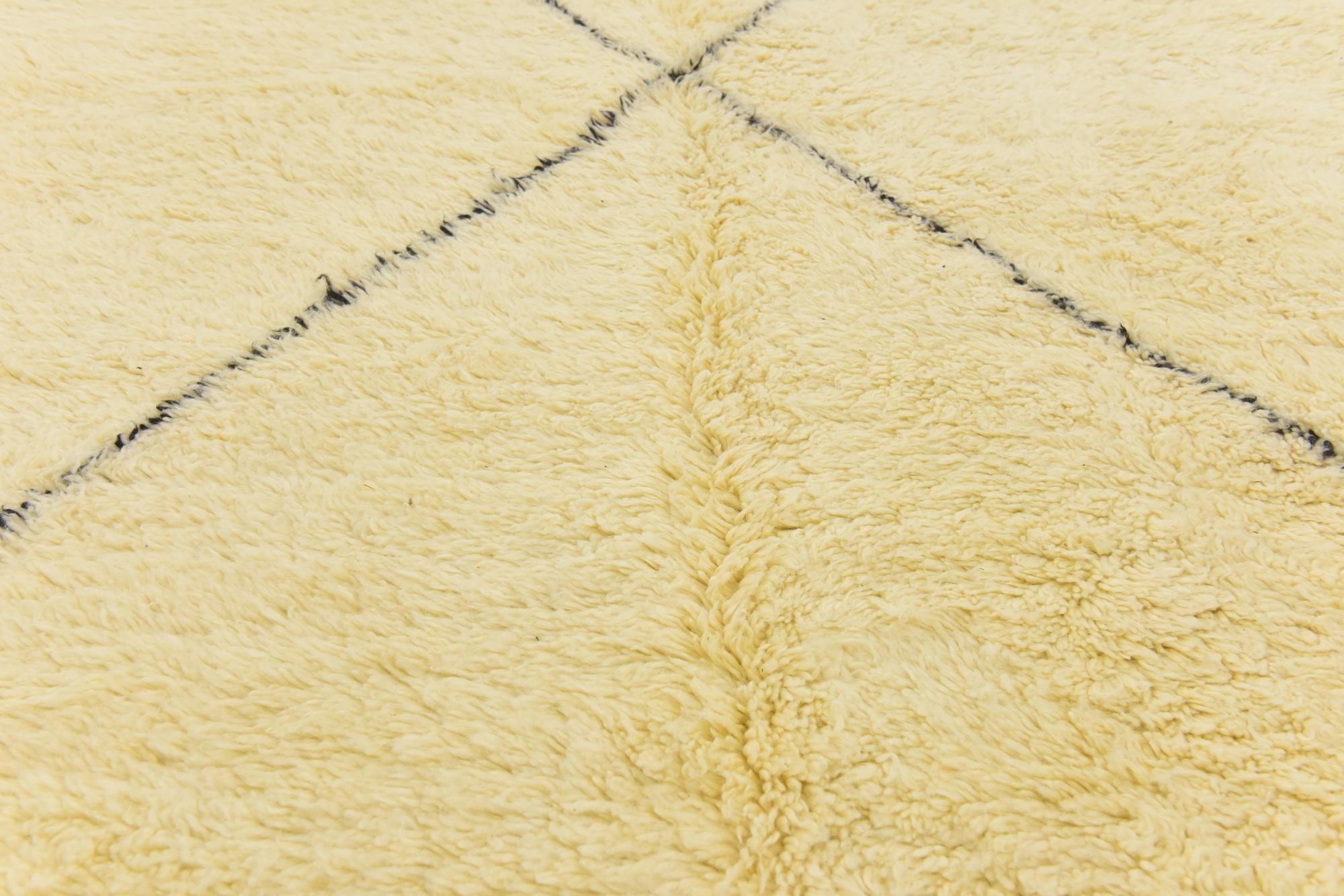 8' 5 x 11' 6 Hand Knotted Moroccan Wool Rug
