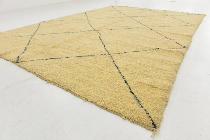 Detail image of 8' 2 x 11' 3 Hand Knotted Moroccan Wool Rug